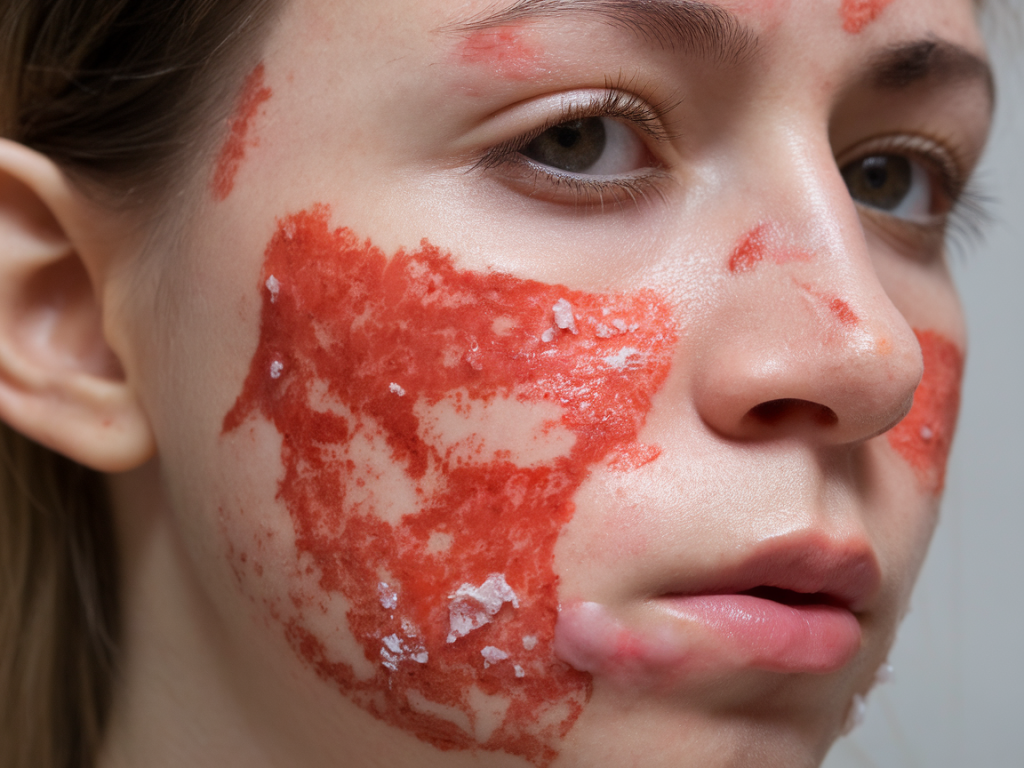 Cómo detectar y tratar la piel sensible reactiva tras usar peeling químico