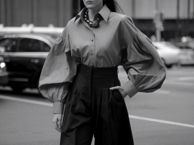 Cómo combinar prendas oversized con siluetas estructuradas para esconder tripa y realzar hombros sin parecer descuidada